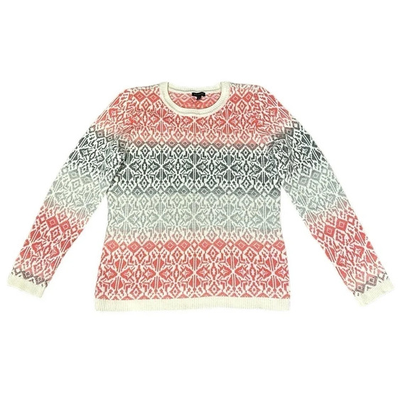 Talbots Women’s Lambswool Lightweight Long Sleeve Crewneck Sweater Size Medium - Picture 4 of 8